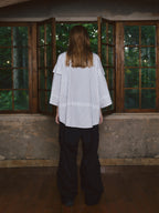 STEEPC Stripe Deconstructed Classic Drop Shoulder Shirt