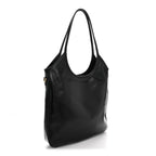 Shiny Softy Calfskin Ivy Bag Black