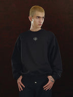 DICETINY Metal Logo Basic Sweatshirt