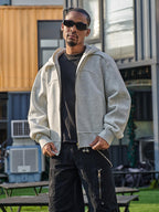 F3F Select Deconstructed Zip Up Hoodie