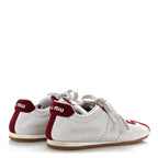 Scamosciato Womens Plume Sneakers 37.5 White Cerise