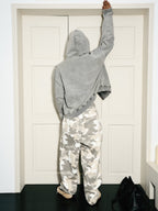 STEEPC Heavy Washed Old Boxy Zip Hoodie
