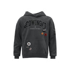 F3F Select Embroidered Faux Suede Hoodie