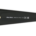 Acetate Cat Eye Sunglasses SMU 06Y Black Ardesia