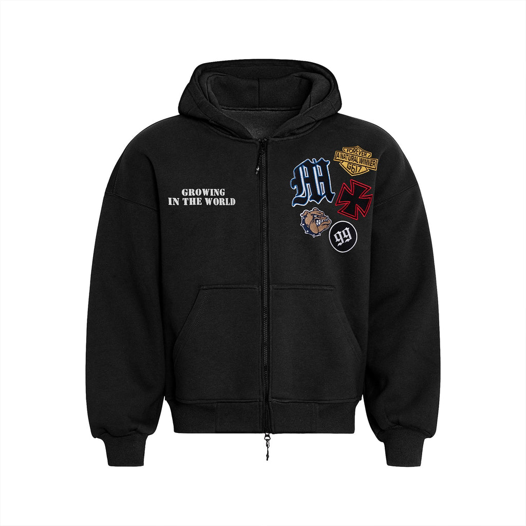F3F Select 99 Embroidered Zip Up Hoodie