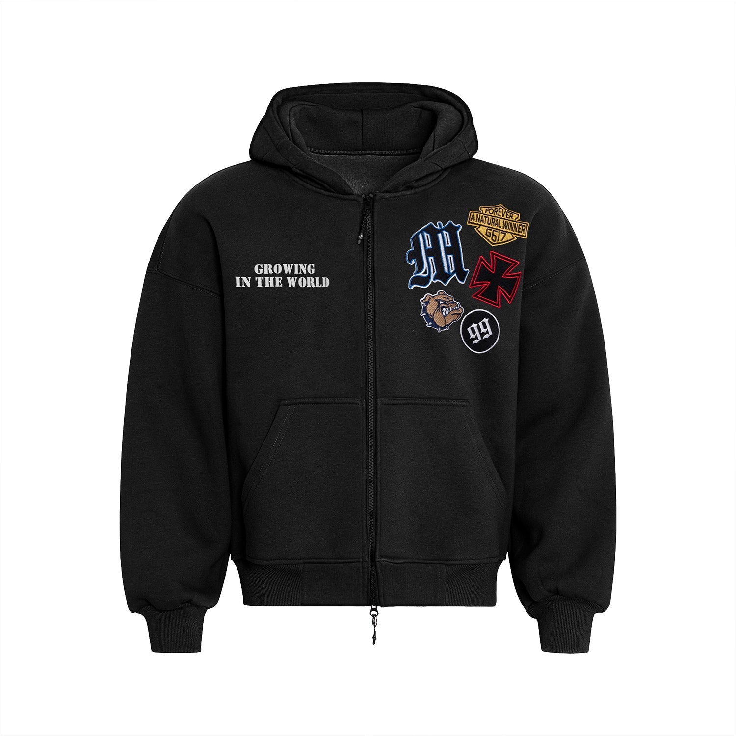 F3F Select 99 Embroidered Zip Up Hoodie