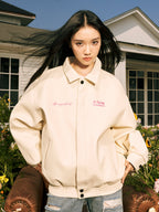 AFGK Basic Logo All Leather Jacket