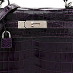 Shiny Niloticus Crocodile Kelly Sellier 28 Amethyst