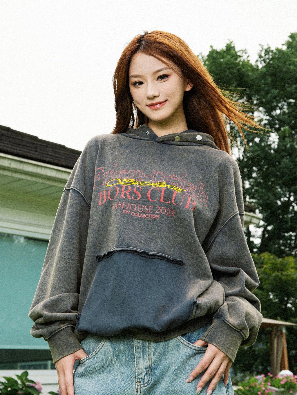 S45 Washed Aging Hoodie