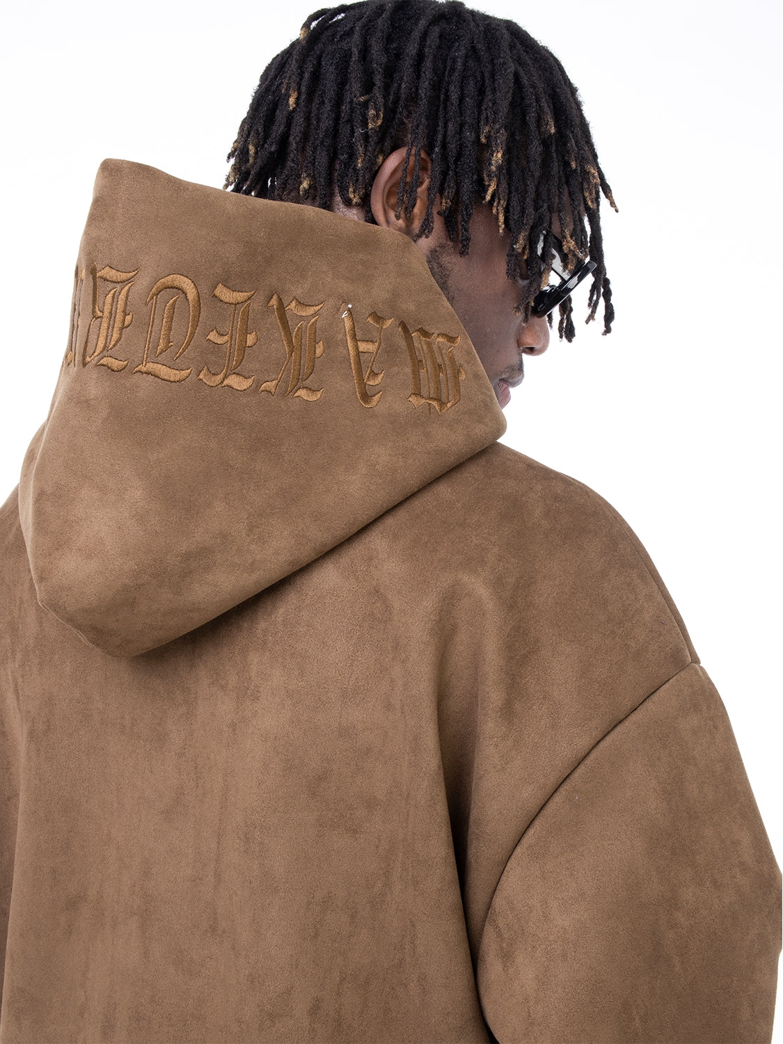F3F Select Growing Embroidered Suede Hoodie
