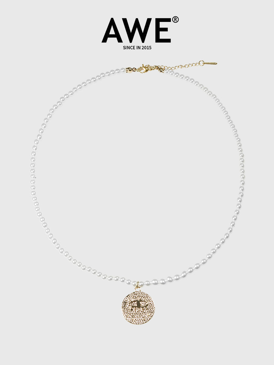 AWE Devil's Eye Pearl Necklace