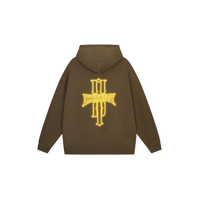 DICETINY Glowing Logo Hoodie