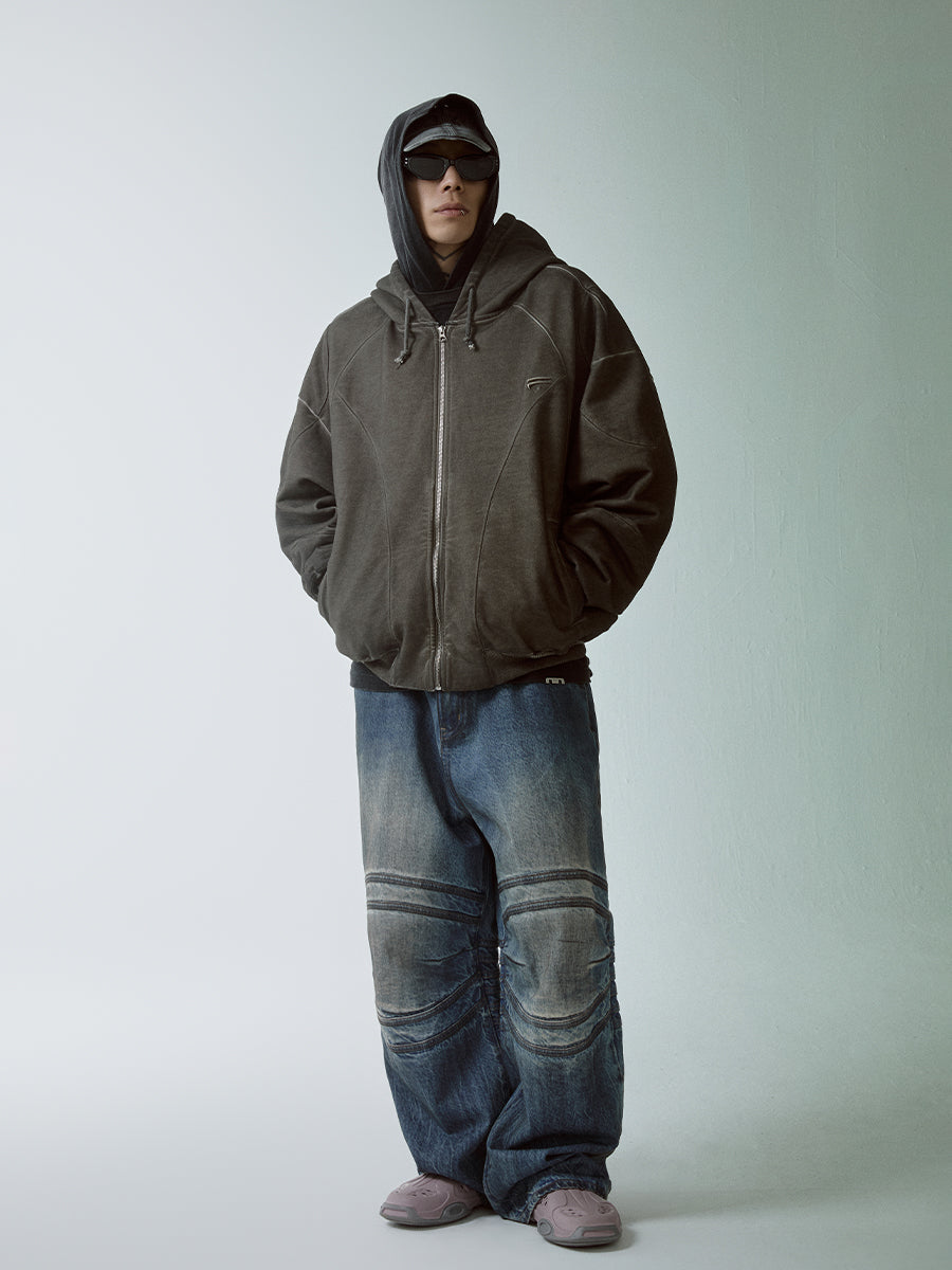 F2CE Dirty Functional Zip Up Hoodie