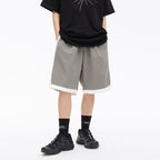 Contrast Color Basketball Shorts