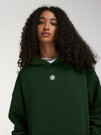 DICETINY Basic Back Logo Print Hoodie