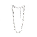 NboStore Cyberpunk Twisted Splicing Pearl Necklace
