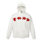 YADcrew Dragon Scale Embroidery 3D Puzzle Hoodie
