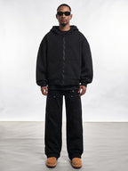 F3F Select Basic Oversize Zip Up Hoodie