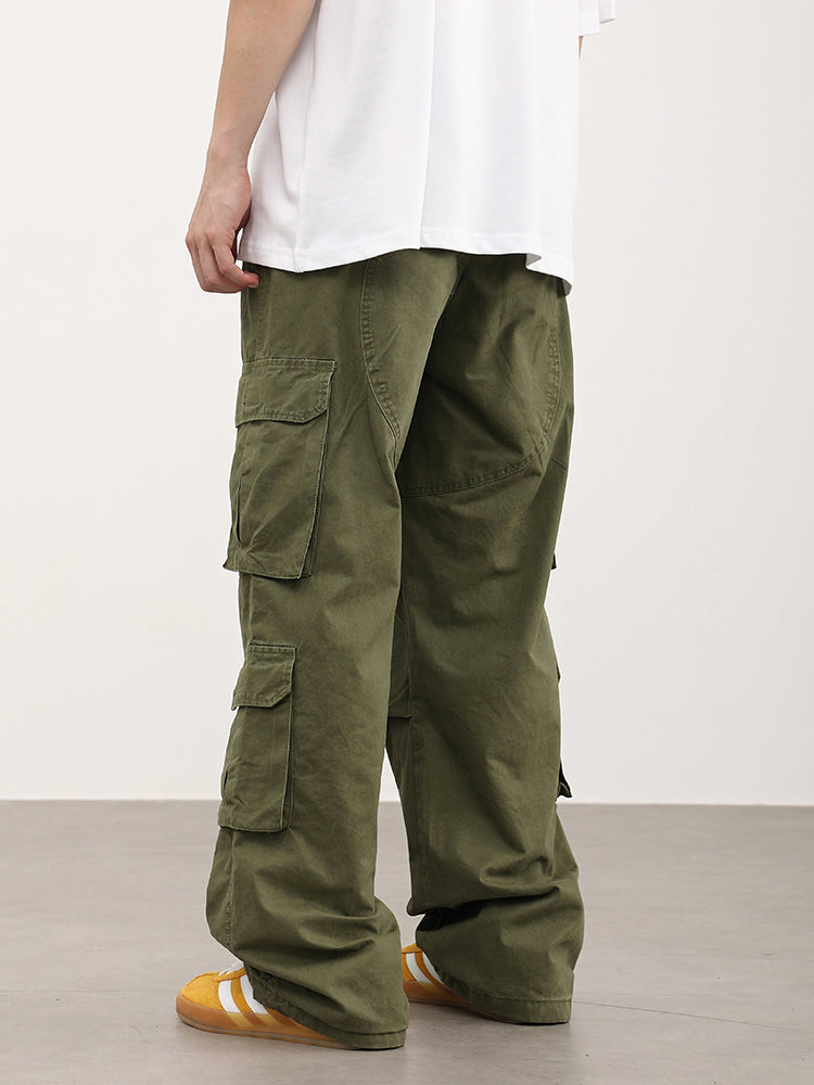 F3F Select Washed & Aged 3D Multi Pocket Work Pants
