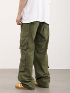 F3F Select Washed & Aged 3D Multi Pocket Work Pants