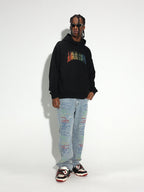 DICETINY Musical Notes Logo Printed Hoodie