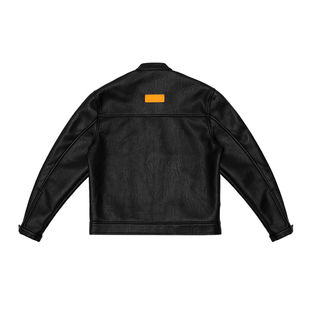 ANTIDOTE LOGO Motorcycle PU Leather Jacket
