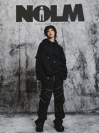 STEEPC NOLM Embroidered Logo Loose Hoodie