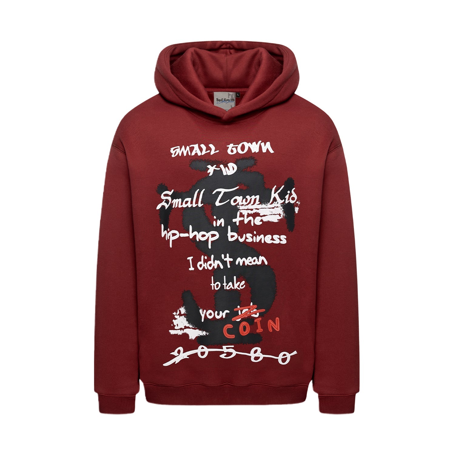 Small Town Kid Graffiti Font Print Hoodie