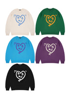 EVILKNIGHT(EK) Love Expression Knit Sweater