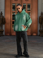 Small Town Kid Double Rivet Pocket Washed Hoodie