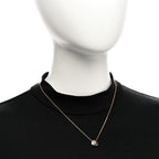 18K Rose Gold Diamond Extrait de Camélia Pendant Necklace