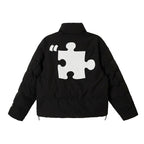 YADcrew Two Color Puzzle Cotton Jacket