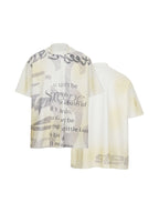 STEEPC Aged Spray Washed Blotch Full Print Tee