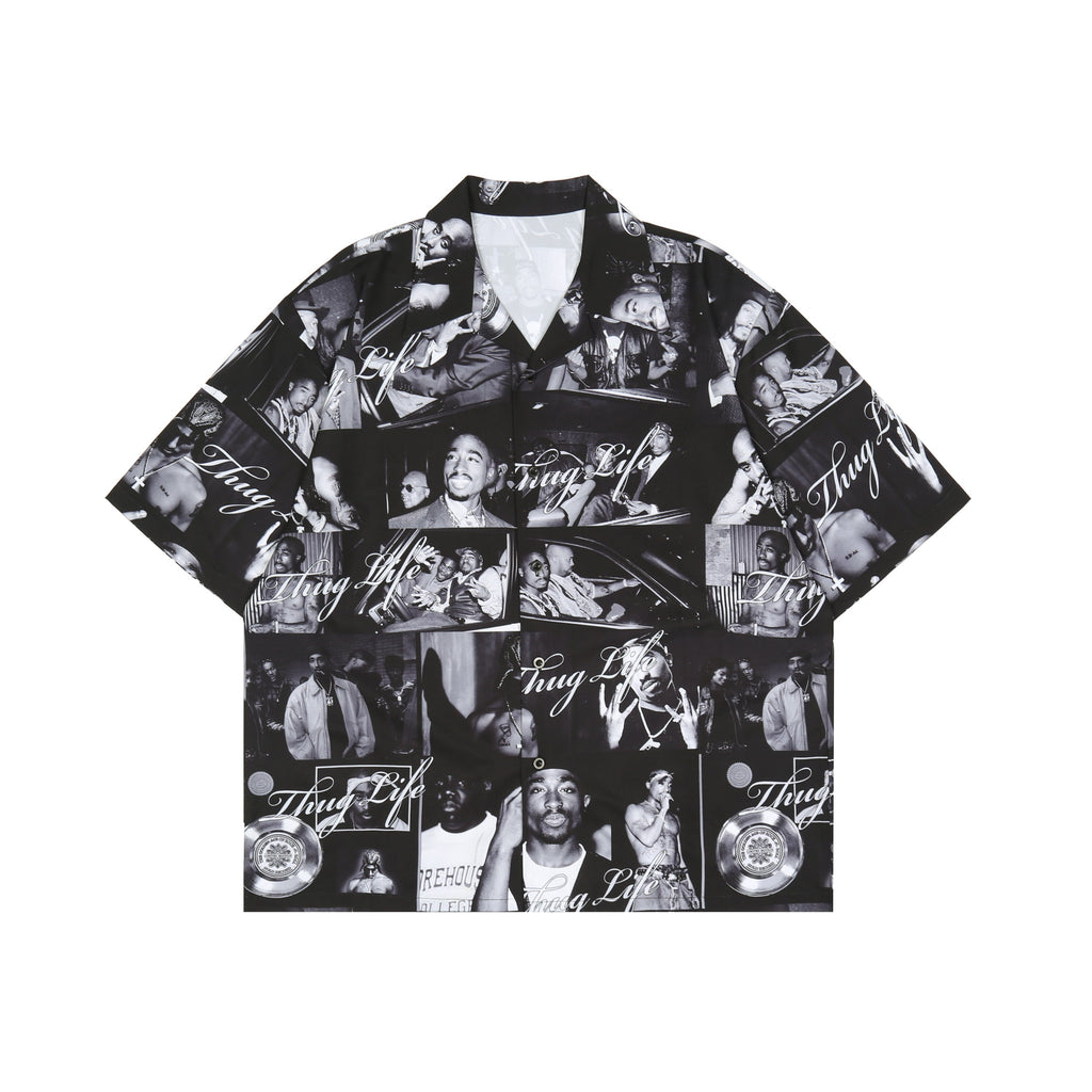 2PAC Full Print Short Sleeved Shirt