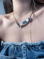 Nbostore 'You are my unreachable dream' Paper Strip Necklace