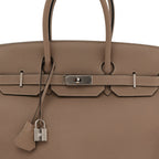 Togo Horseshoe Birkin 35 Gris Tourterelle Etoupe