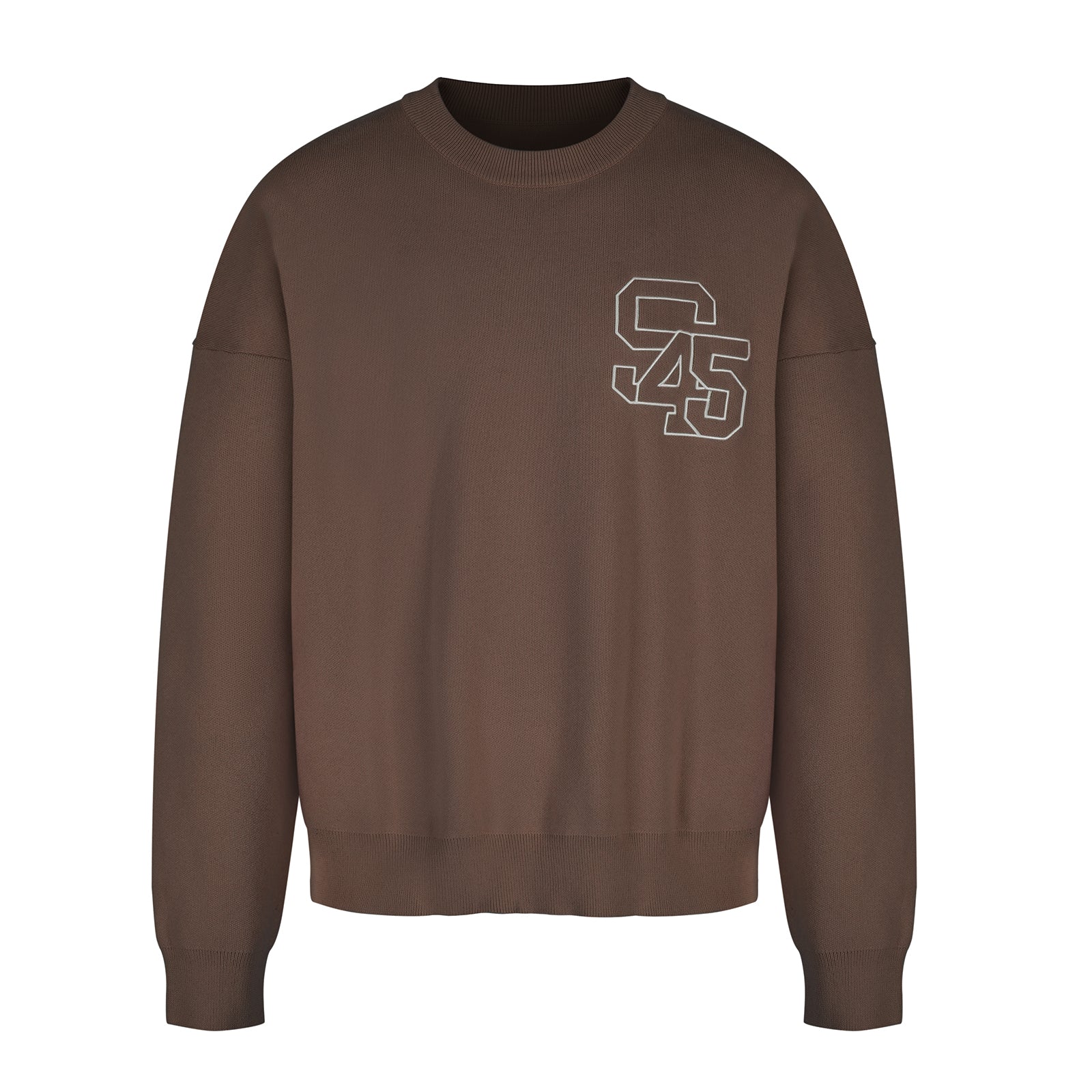 S45 Embroidered Logo Multicolor Knit Sweater