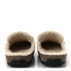 Suede Goatskin Shearling Go Mules 38 Brun Frume Ecru