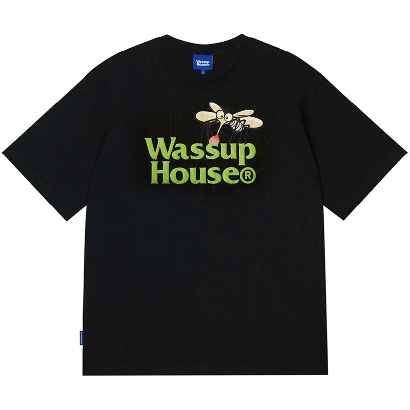 Wassup House Waves Print Tee