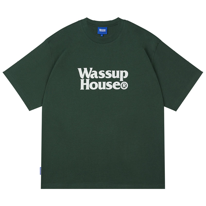 Wassup House Basic Logo Print Tee