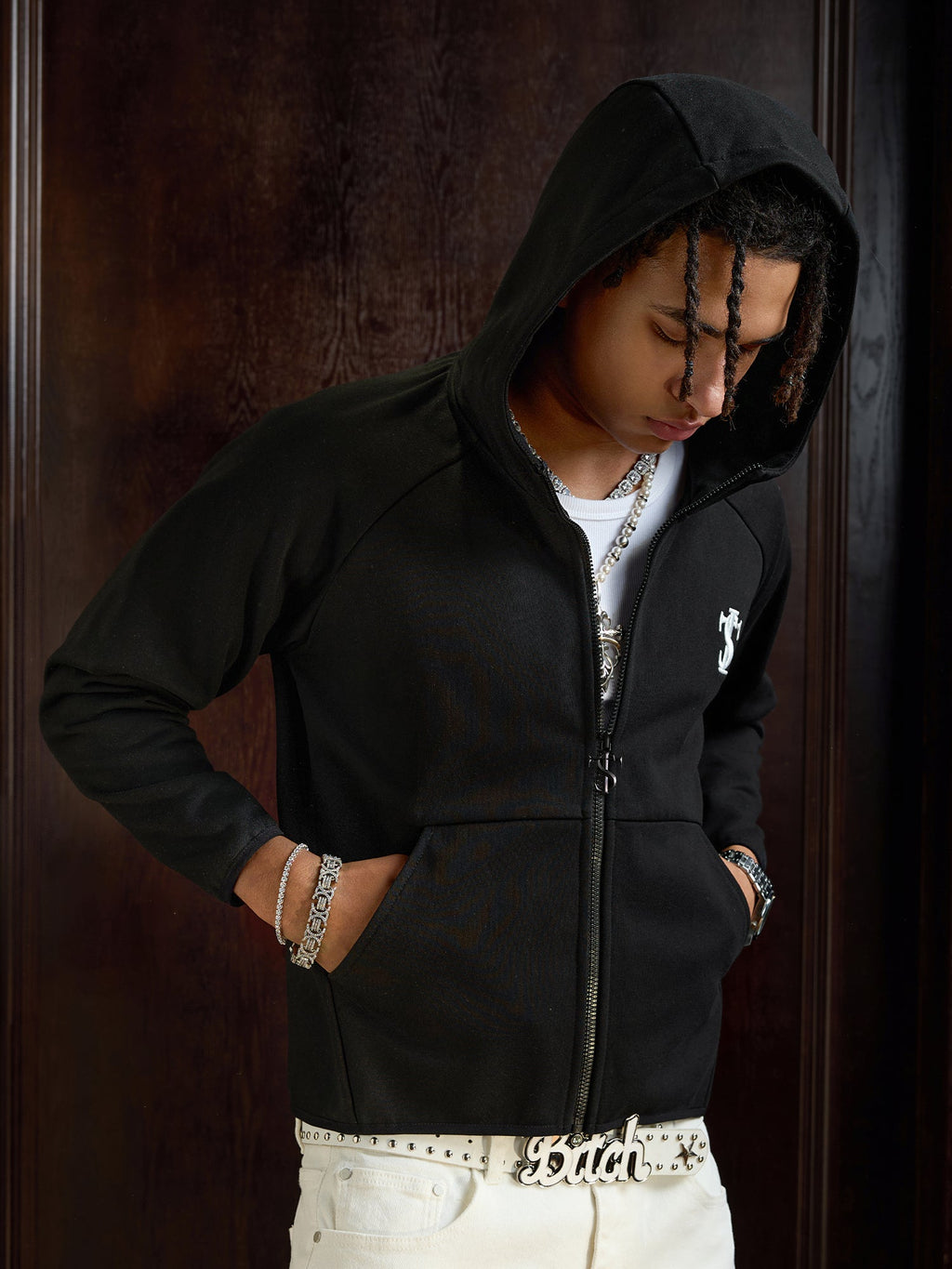 Small Town Kid Basic Windwalker Zip Up Hoodie