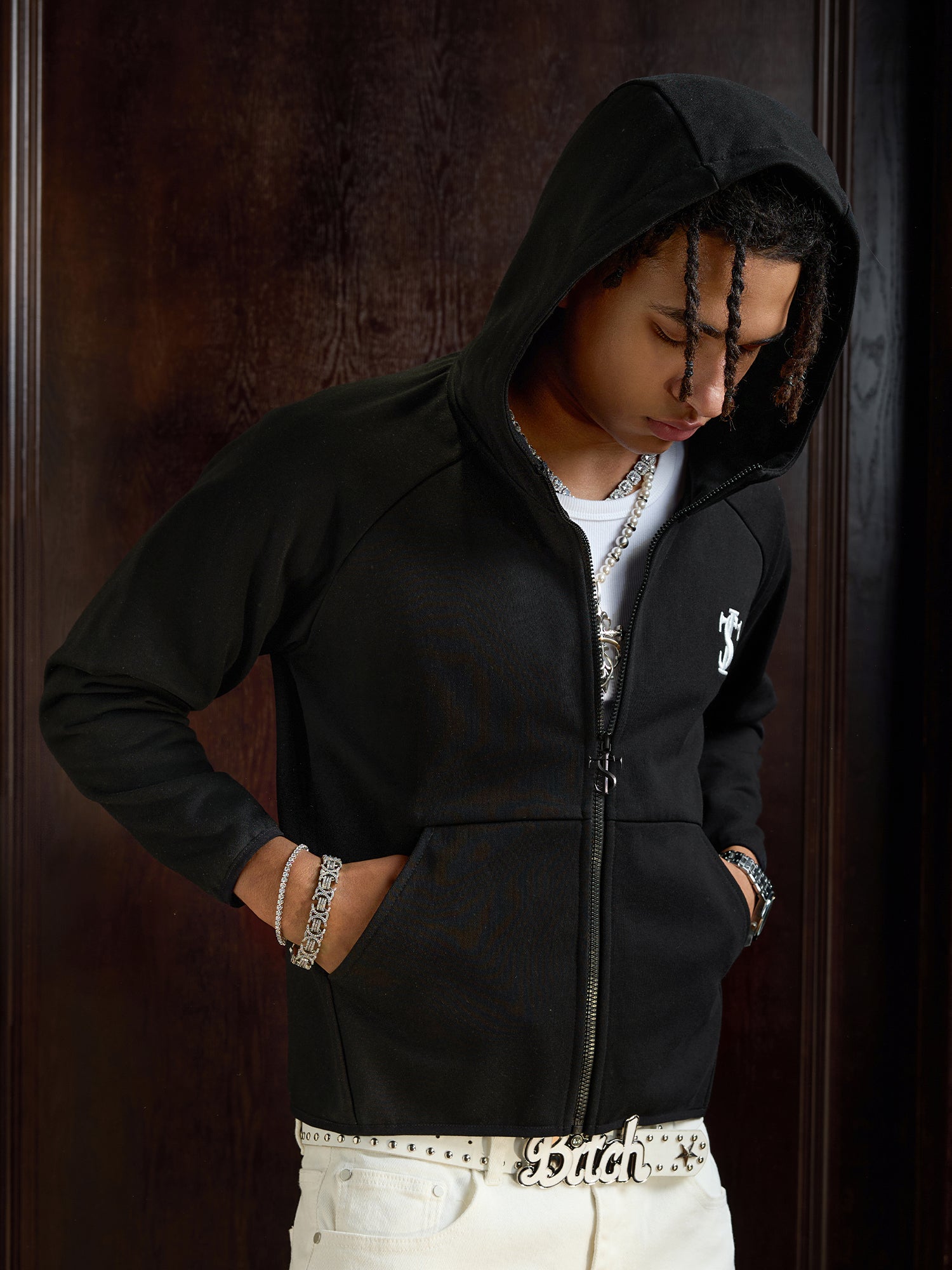 Small Town Kid Basic Windwalker Zip Up Hoodie