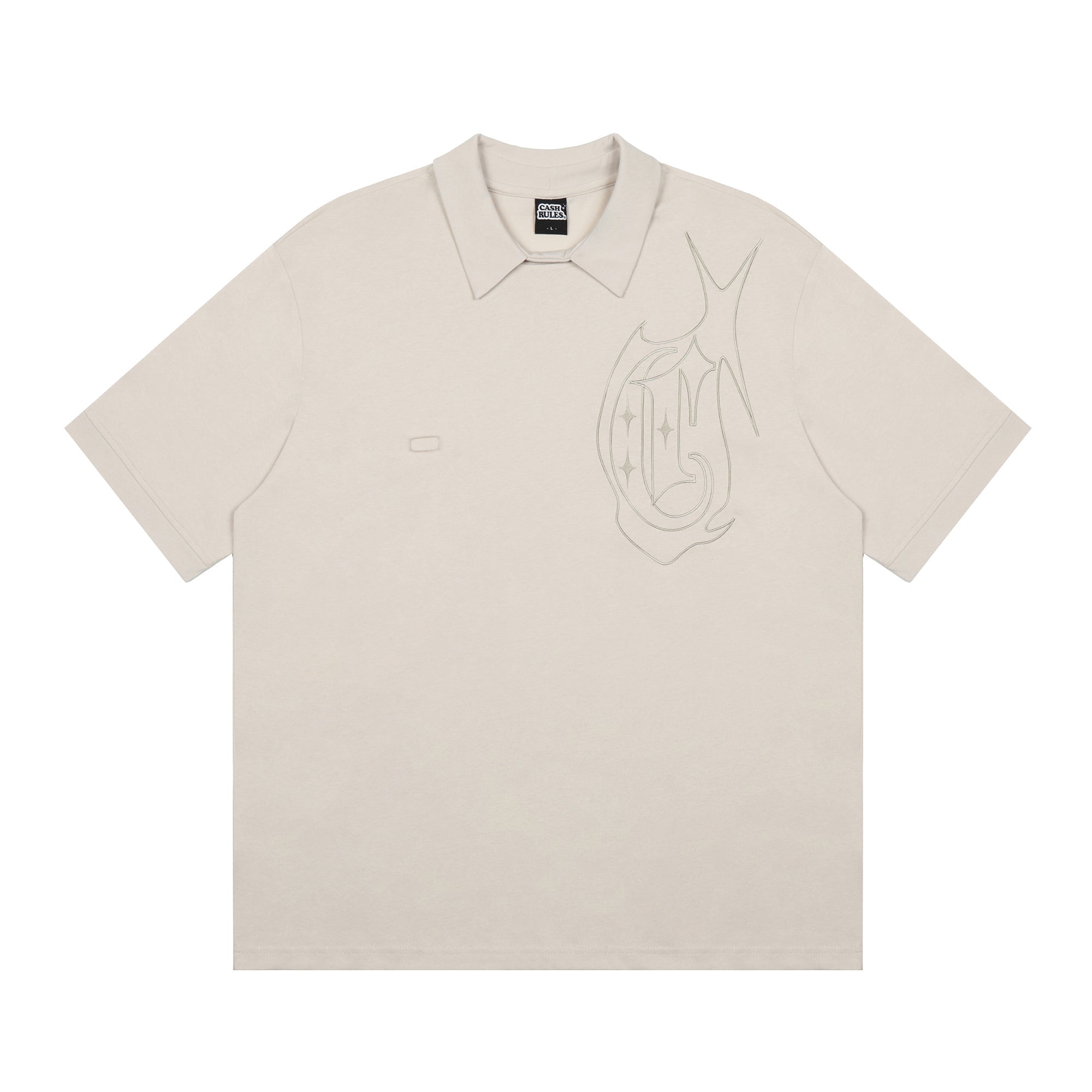 Cashrules Cross Star Logo Embroidered Polo