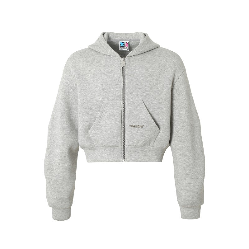 YADcrew Short Air Layer Zip Up Hoodie