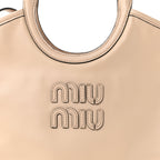 Soft Calf Softy Small Ivy Tote Bag  Travertine Stone