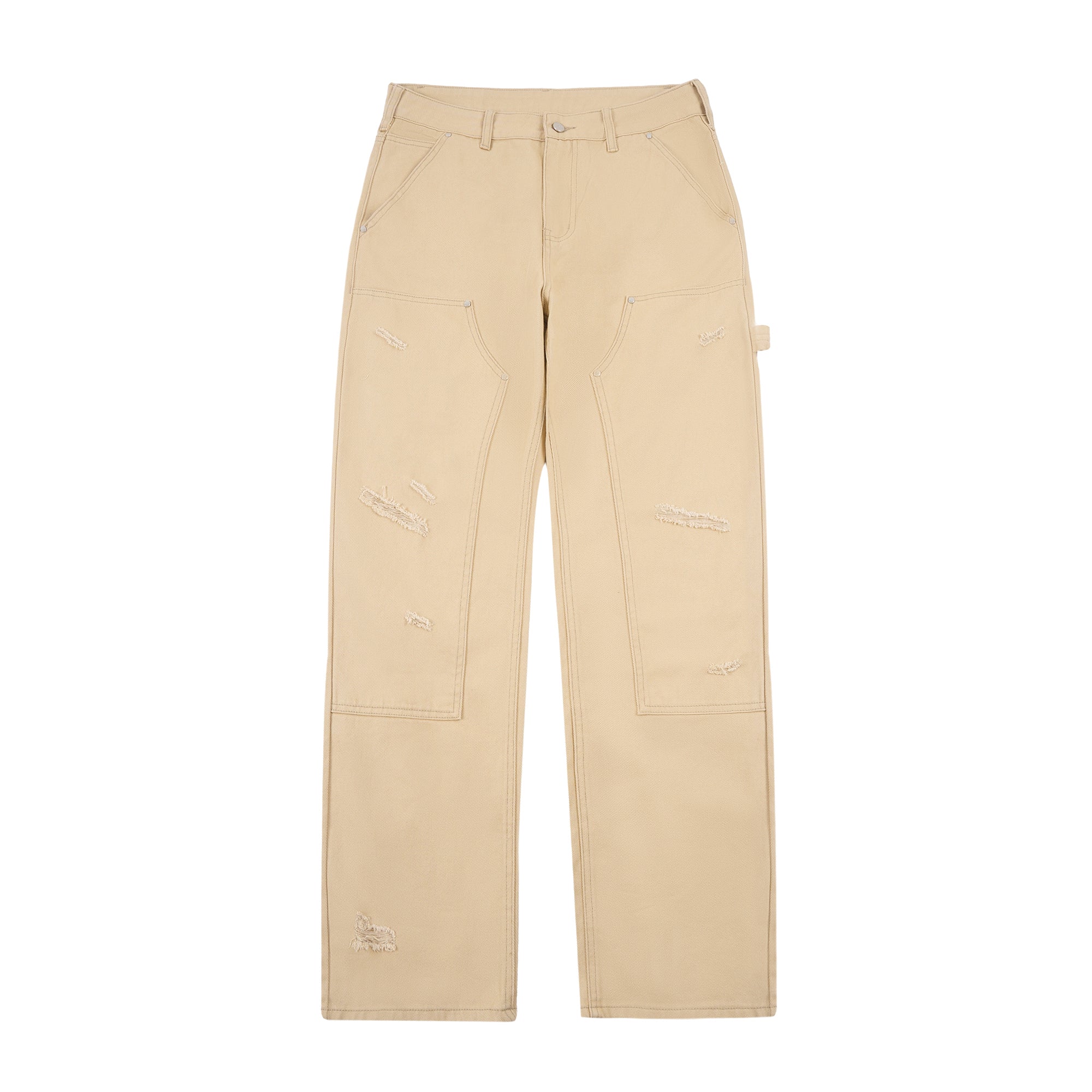 S45 Hole Washed Double Knee Work Pants