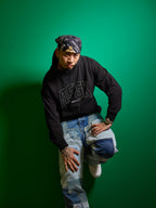 AFGK Raindrops Rhinestone Hoodie