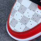 (Custom) Air Jordan 1 'Rouge Grid'