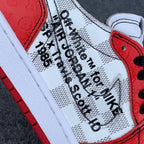 (Custom) Air Jordan 1 'Rouge Grid'
