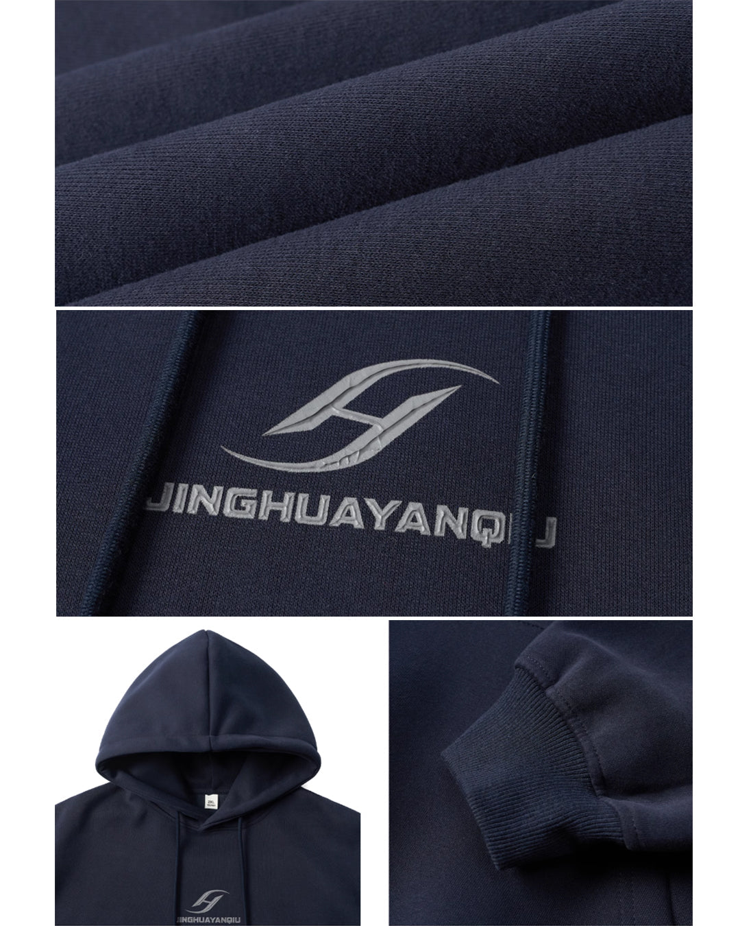 JHYQ Basic Paint Logo Printed Hoodie